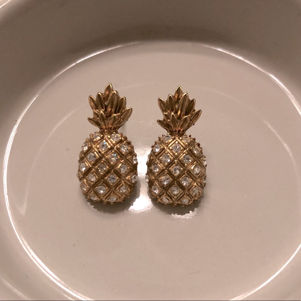 J. Crew Pineapple Studs